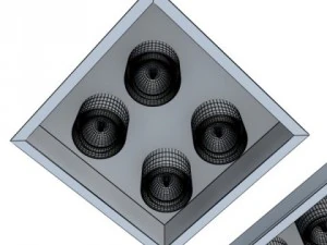halogen lamp 07 photoreal 3D Model