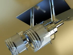halogen ceiling light 08 photoreal 3D Model