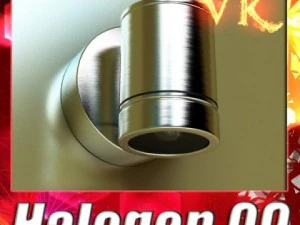 l&acirc;mpada hal&oacute;gena 09 fotorreal Modelo 3D