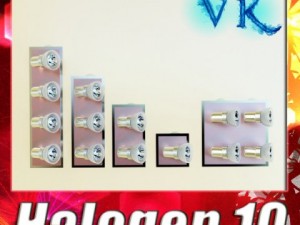 halogen lamp set 10 photoreal 3D Model