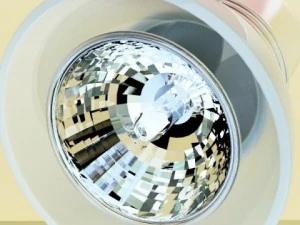 halogen lamp set 10 photoreal 3D Model