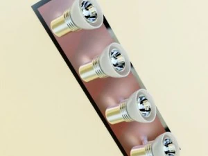 halogen lamp set 10 photoreal 3D Model