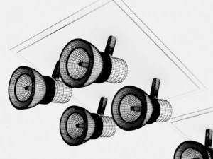 halogen lamp set 10 photoreal 3D Model