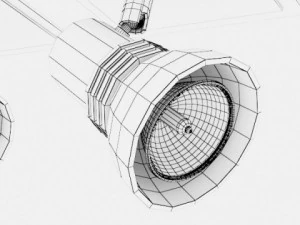 halogen lamp set 10 photoreal 3D Model