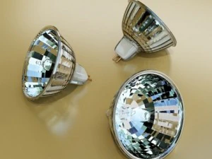 halogen lamp set 10 photoreal 3D Model