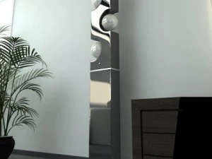 modern floor lamp 01 3D Model