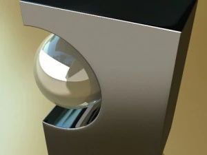 modern floor lamp 01 3D Model