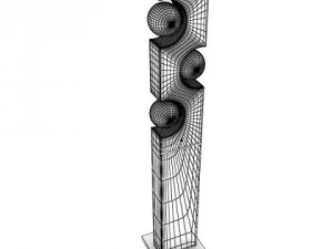 modern floor lamp 01 3D Model