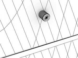 modern floor lamp 01 3D Model