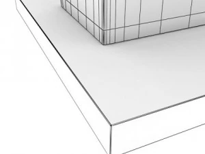 modern floor lamp 01 3D Model