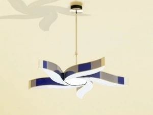 modern pendant lamp 02 3D Model