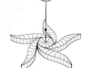 modern pendant lamp 02 3D Model