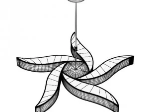 modern pendant lamp 02 3D Model