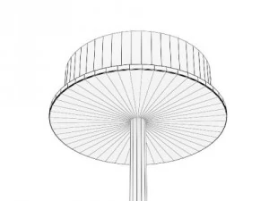 modern pendant lamp 02 3D Model