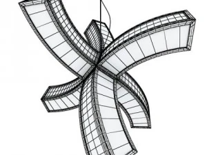 modern pendant lamp 03 3D Model