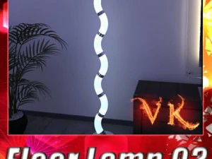 lampu lantai modern 03 Model 3D