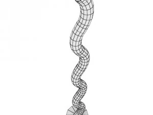 modern floor lamp 03 3D Model