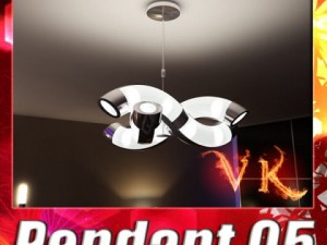 modern pendant lamp 05 3D 모델
