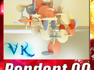 modern pendant lamp 09 3D Model