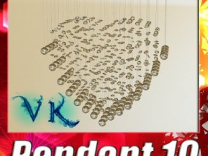 modern pendant lamp 10 3D 모델