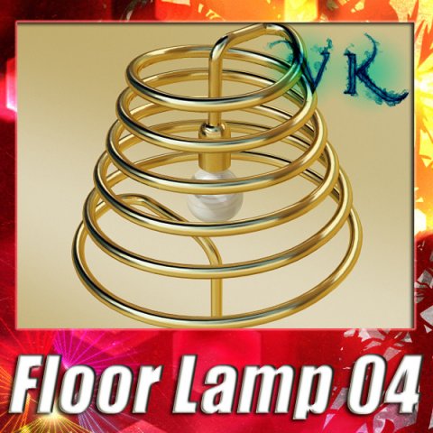 modern floor lamp 04 elice 3Dモデル .c4d .max .obj .3ds .fbx .stl .blend 