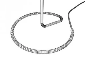 modern floor lamp 04 elice 3D Model