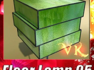 lampu lantai modern 05 encaixe Model 3D