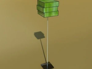 modern floor lamp 05 encaixe 3D Model