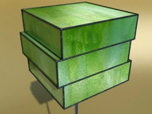 modern floor lamp 05 encaixe 3D Model