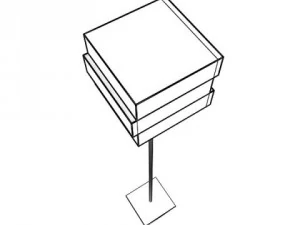modern floor lamp 05 encaixe 3D Model