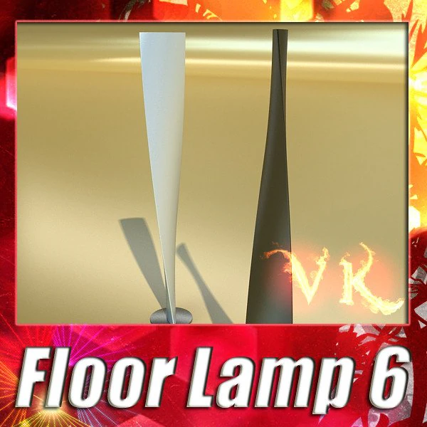 modern floor lamp 06 encaixe 3D Model .c4d .max .obj .3ds .fbx .stl .blend 