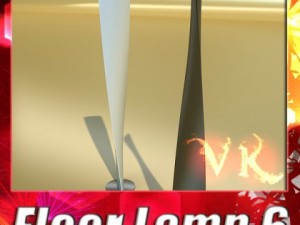modern floor lamp 06 encaixe 3D मॉडल
