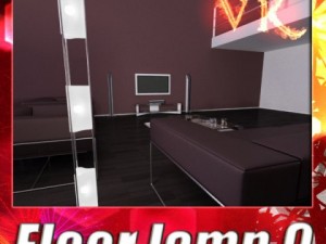 modern floor lamp 09 totem 3D मॉडल