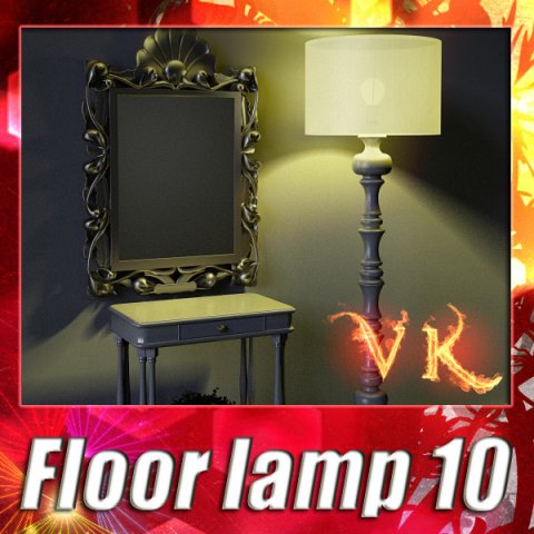 floor lamp 10 mariposa butterfly 3D 모델 .c4d .max .obj .3ds .fbx .stl .blend 