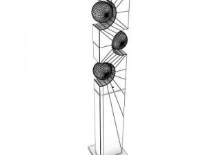 10 modern floor lamps 3D Model