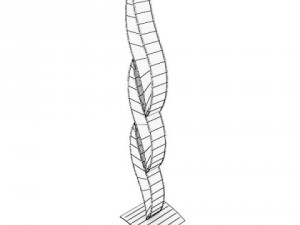10 modern floor lamps Model 3D
