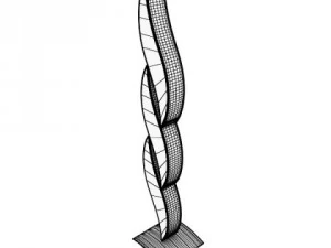 10 modern floor lamps 3D Model