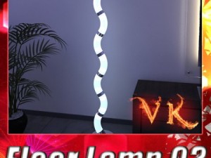 10 modern floor lamps Model 3D