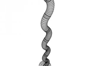 10 modern floor lamps 3D Model
