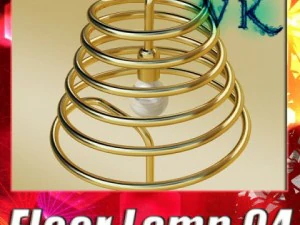 10 modern floor lamps 3D Model