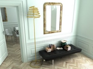 10 modern floor lamps Model 3D