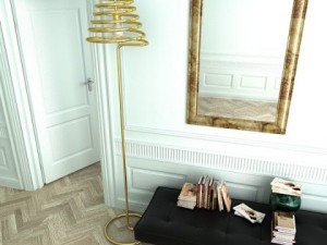 10 modern floor lamps Model 3D