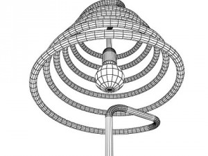 10 modern floor lamps Model 3D