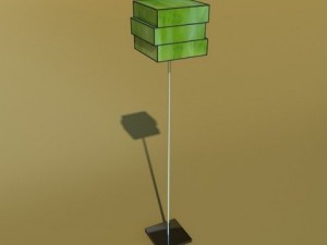 10 modern floor lamps Model 3D