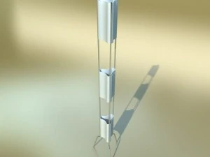 10 modern floor lamps 3D Model