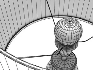 10 modern floor lamps 3D Model