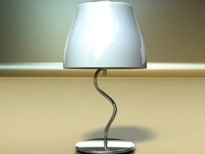 modern table lamp 02 circle t 28 3D Model