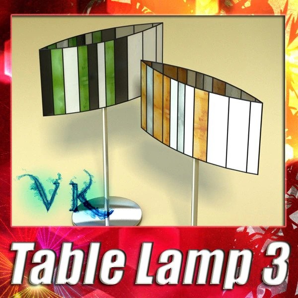 modern table lamp 03 sophie 3D Model .c4d .max .obj .3ds .fbx .stl .blend