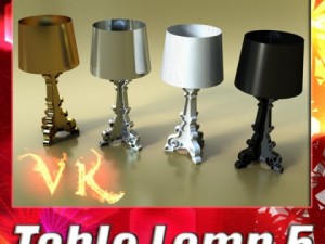 table lamp 05 bourgie 3D Model