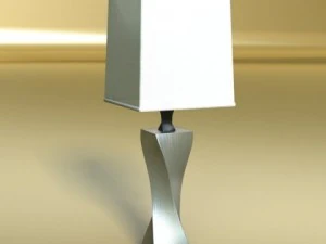 modern table lamp 07 silver 3D Model